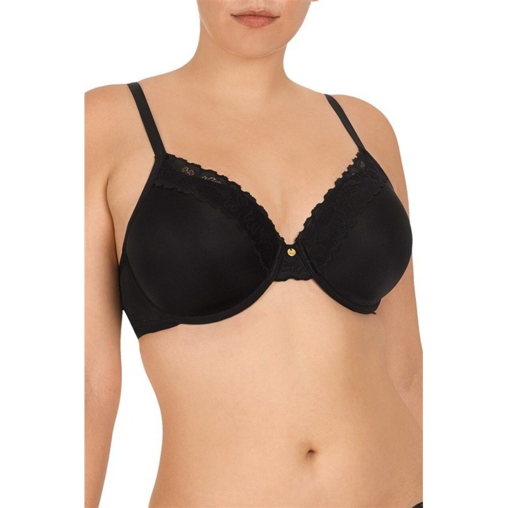 NWOT Natori 36DD Hidden Glamour Bra 736044 Black 132044